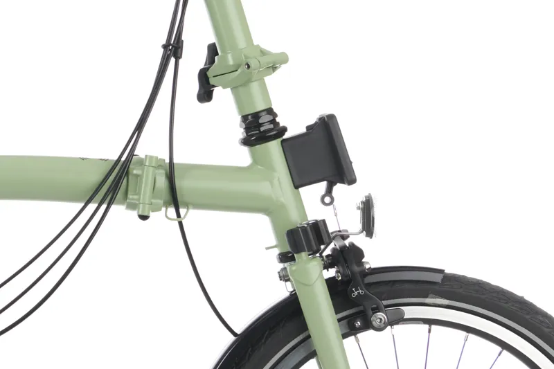 Brompton C Line Explore Folding Bike 2023 in Matcha Green-4